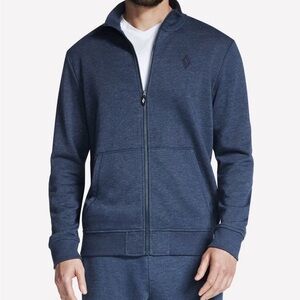 Skechers Men's Dark Blue Zip-Up Sweater